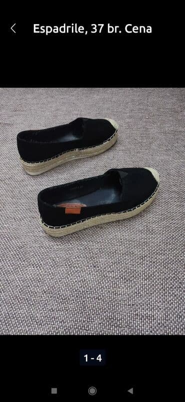 cipele sa vazdusnim djonom: Espadrilles, 37 — 4