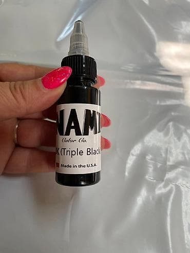 Nail care: INTENZE Zuper Black – profesionalna crna tetovažerska boja - — 4