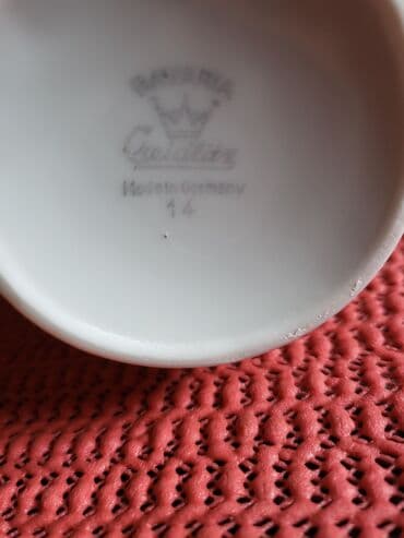 vaza sa cvecem crtez: Vaza nova Creidlitz porcelan Bavaria iz 70ih. Visina. 18cm — 8