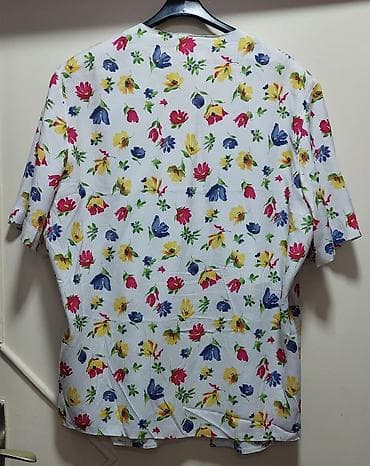 ženski prsluci dugi: Dvodelni ženski komplet – lagani prsluk i kimono/košulja sa cvetnim — 2