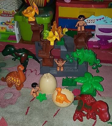 igracka gitara za decu: Lego duplo set 5598 . Dinosaurus set dino valley. Retko jako. tesko — 4