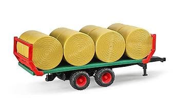 Toy Tractors: Prikolica sa 8 bala – Bruder, razmera 1:16 Šifra proizvoda: 02 Zemlja — 2