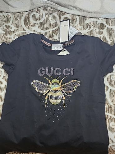 Majice kratkih rukava: Gucci ženska majica kratkih rukava – crna - Model sa prepoznatljivim — 1