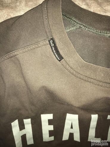 brojanica za bebe: Originalni Dolce &Gabana duks L 100% cotton Ramena 49cm, duzina — 2