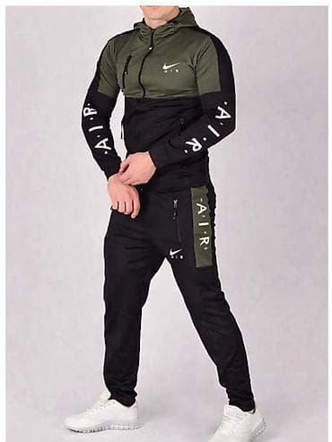pull and bear muske jakne: Men's Sweatsuit Nike, color - Black — 5