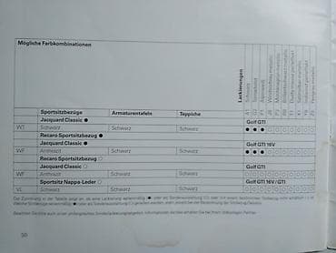 Books, Audio & Video formats: Prospekt VW Golf GTI sept.1991., nem., 32 str. malo flekave i — 4