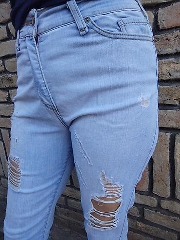 Farmerke: Farmerke – ženske, veličina M. Struk do 36 cm, tegli do 39 cm — 5