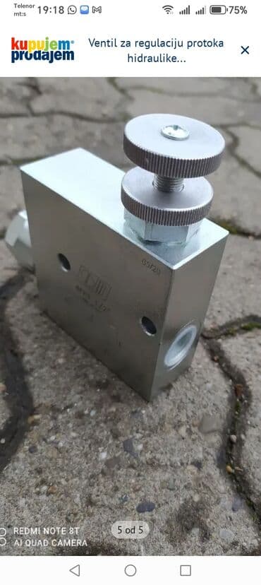 Stege: Regulator protoka ulja nov ne korišćen — 1