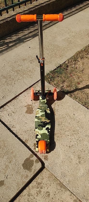 torba za trotinet: Trotinet za decu – 3 točka, kamuflažni dizajn - Prednji dvostruki — 5