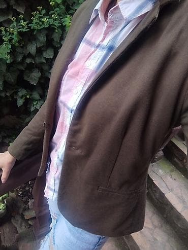 Ženska odeća: Maslinasti sako vel S, M Super ocuvana, pamuk — 4