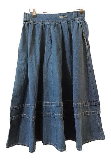 Suknje: Džins suknja “Miami Beach” – A-kroja, srednje dužine, od čvrstog denim — 3