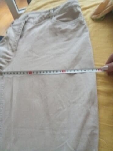 pantalone od vestacke koze: L (EU 40), Normalan struk, Ravne nogavice — 2