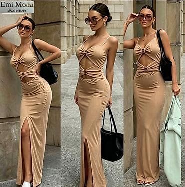 Haljine: ✅Maxi haljina sa izrezima – S M L velicine
✅2200 din — 1