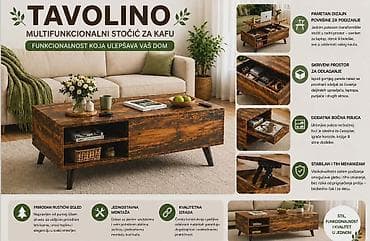 Unesite funkcionalnost i moderan stil u svoju dnevnu sobu uz ovaj