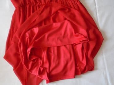 jaknice sa krznom: Zara L (EU 40), color - Red, Evening, With the straps — 6