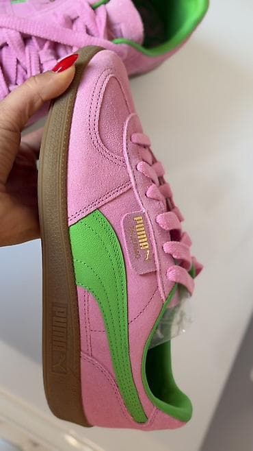 balmain beograd: PUMA Palermo patike – pink/zelena PUMA Palermo Special patike – nove — 1