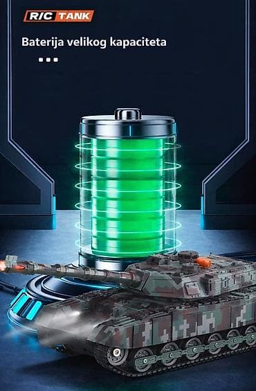 fisher price kocke: Nov RC tenk. Može da se kreće napred, nazad, levo. desno, da mu se — 10