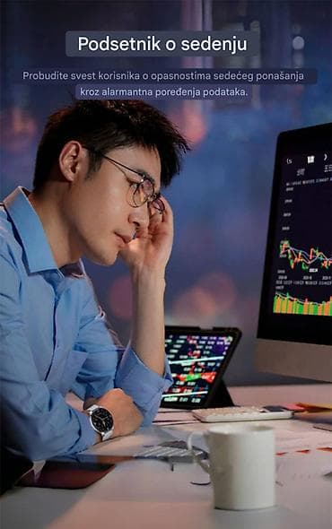 swarovski sat: Nov pametni sat sa dva kaiša silikonskim i metalnim. Širina kaiša je — 7