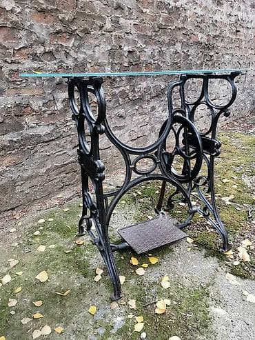 Desks and tables: Stakleni retro sto unikat staklo se skida preuzimanje lično na — 3