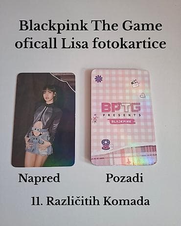 blackpink stvari: Blackpink The Game – Lisa fotokartice (set) - Kolekcionarski set sa — 1