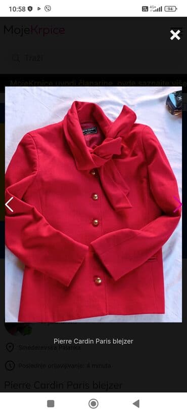 zeleni sako i pantalone: M, bоја - Crvena — 4