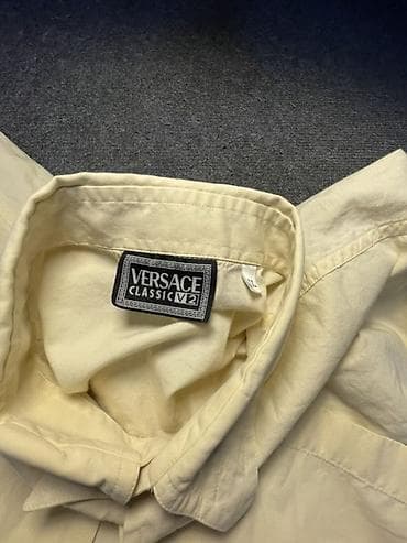versace blue jeans original: Košulja Versace, bоја - Bež — 4