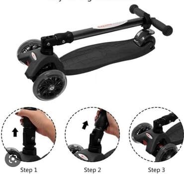 nuk silikonske bradavice: Trotinet Micmax sklopivi - 4400din Svetleći silikonski točkovi — 1