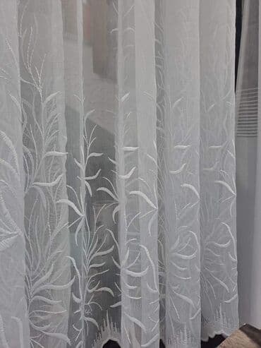 noša kao wc šolja: Light filtering curtains, Custom cm, color - White — 7