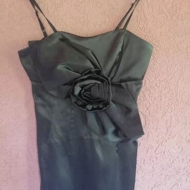 montego haljine: Crna elegantna haljina, Fervente — 4