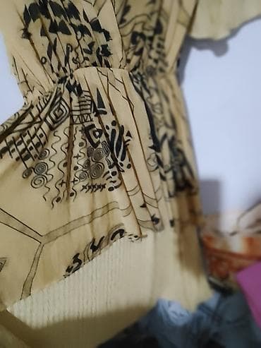 bershka odeca: Haljina XL sa elastinom - Model: midi/duža haljina sa preklopljenim — 2