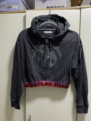 Replay ženska cropped dukserica s kapuljačom. - Boja na lalafo.rs Replay ženska cropped dukserica s kapuljačom. - Boja