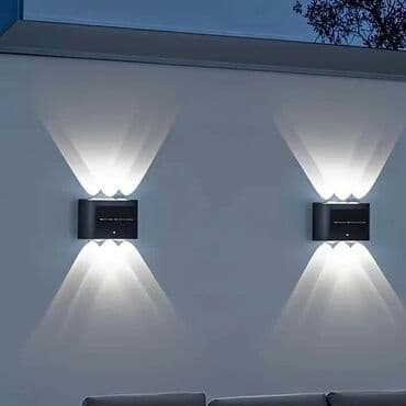 neprodate sofe u pola cene: 6 LED solarnih zidnih svetala za spoljnu upotrebu/2 komada. Opremljen — 4