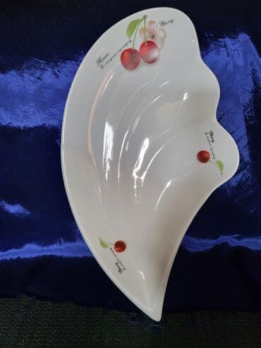 porcelanske solje za caj: Tanjir vintaz za serviranja,posluzenja porcelanski. Tanjir je bez — 7