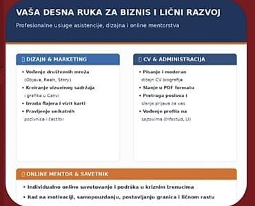 auto oglasi београд: Profesionalne usluge asistencije, dizajna, vođenja društvenih mreža i — 1