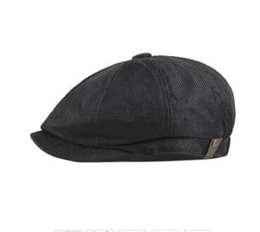 muske pantalone svecane: Cap, color - Black — 1