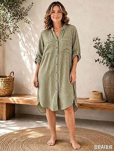 Haljine: 07. Košulja/haljina za punije
2XL 3XL 4XL 
Cena : 2.800 dinara H — 3