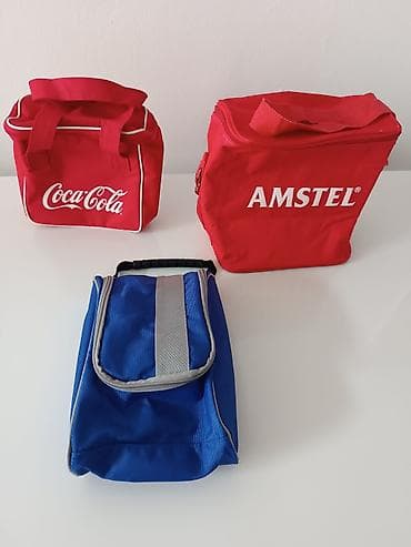 Bicikli: Set termo torbi/rančeva za hranu i piće – 3 komada - Dve crvene termo — 3