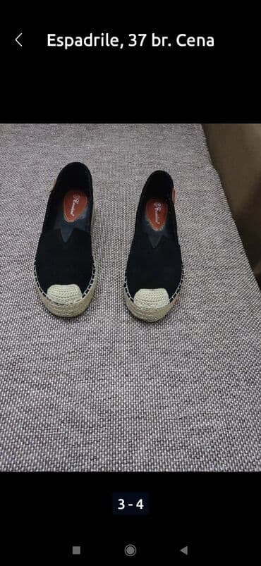 cipele sa vazdusnim djonom: Espadrilles, 37 — 1
