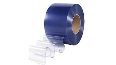 forma ideale proizvodi: PVC trakasta zavesa plavo providna 200 mm x 2 mm Cena: 262 RSD/m — 1