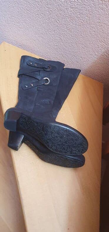 Slippers: High boots, 38 — 2