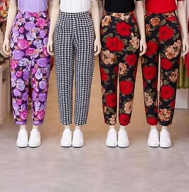 Ženske pantalone sa printom – udobne i stilizovane - Kroj: ravne na lalafo.rs Ženske pantalone sa printom – udobne i stilizovane - Kroj: ravne