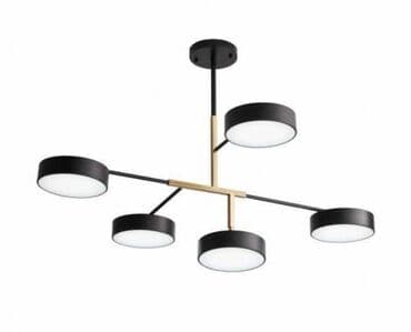 jastuci za klupe uradi sam: Šifra: 10960 Brend: MITEA Lighting Artikal: Luster Boja: Crno-zlatna — 1