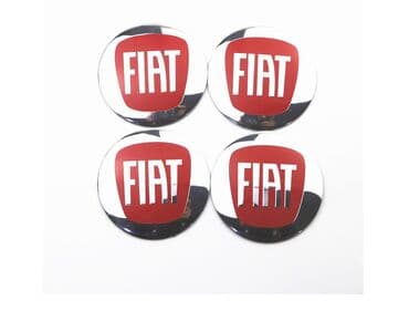 auto presvlake: FIAT - plastificirane nalepnice za felne - set od 4 komada — 1