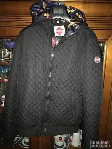 rang jakne: Original COLMAR jakna sa kapuljacom L Crna boja lagana a topla — 1