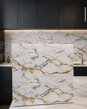 Mramorne dekorativne ploče za kuhinjski zid (backsplash) i radne