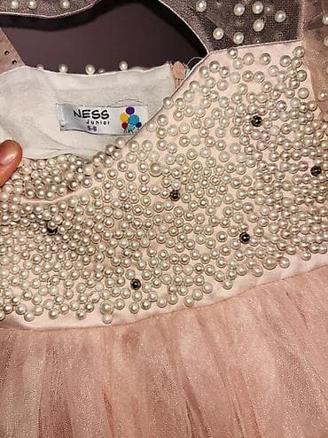 Other Children's Items: Dečija svečana haljina – puder roze jednom nosena na proslavi — 6