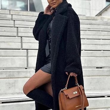 next kaputi: Ženski teddy kaput – dugi, topli i mek na dodir - Kroj: ravna, lagano — 8