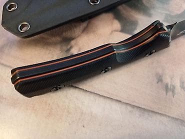 majica za tenis: Fiksni nož Eafengrow EF125 - Oštrica: drop-point profil, fabrički — 10