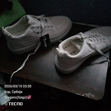 patike 2023: Bele platform patike – FASNO/Trip - Model: niskoprofilne patike sa — 6