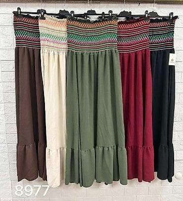 haljine od frotira: Haljina maxi haljina top bez bretela sarena. Kroj: gornji deo — 5